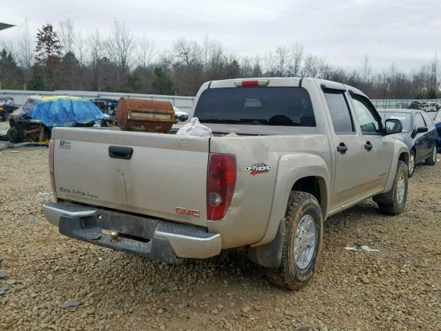 1GTDT136758197112 - 2005 GMC CANYON SILVER photo 4