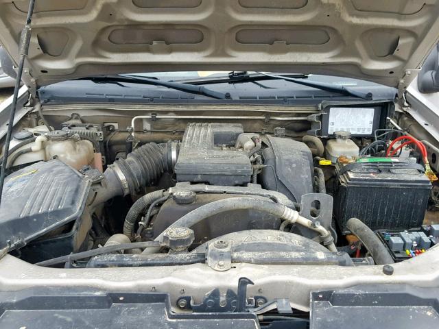 1GTDT136758197112 - 2005 GMC CANYON SILVER photo 7
