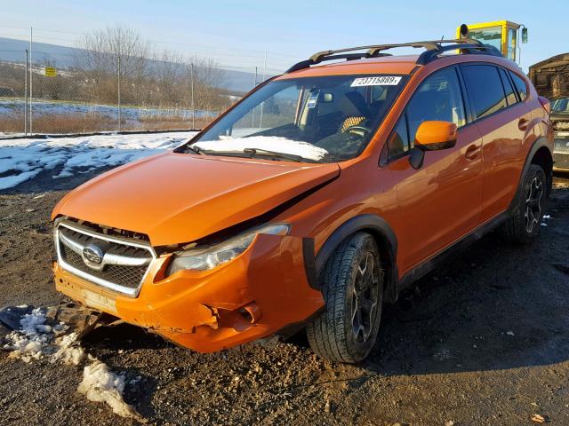 JF2GPAWC4E8250353 - 2014 SUBARU XV CROSSTR ORANGE photo 2