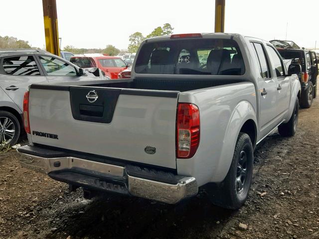 1N6AD0ERXCC470665 - 2012 NISSAN FRONTIER S SILVER photo 4