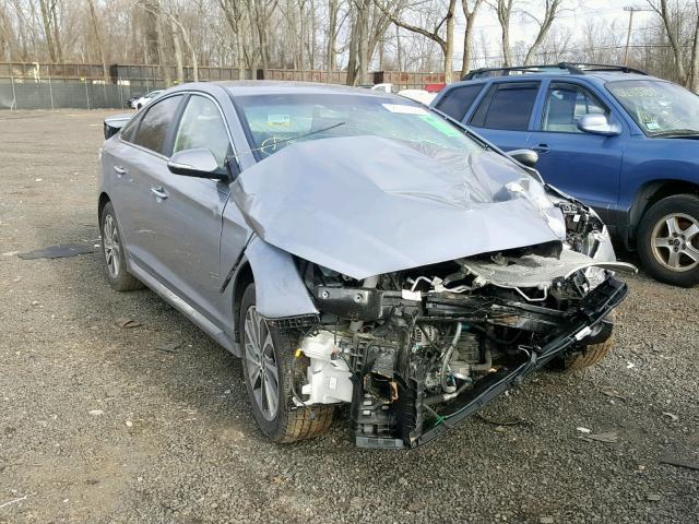 5NPE34AF0FH060525 - 2015 HYUNDAI SONATA SPO SILVER photo 1