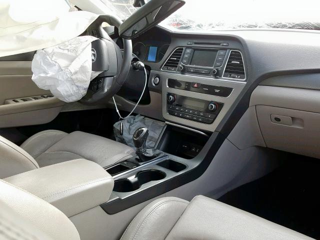 5NPE34AF0FH060525 - 2015 HYUNDAI SONATA SPO SILVER photo 5