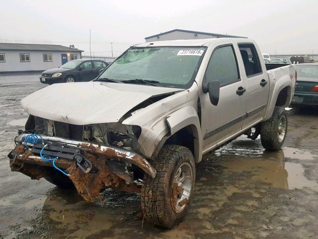 1GCDT136368222511 - 2006 CHEVROLET COLORADO SILVER photo 2