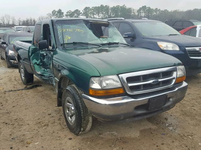 1FTYR14V1YPC19587 - 2000 FORD RANGER SUP GREEN photo 1