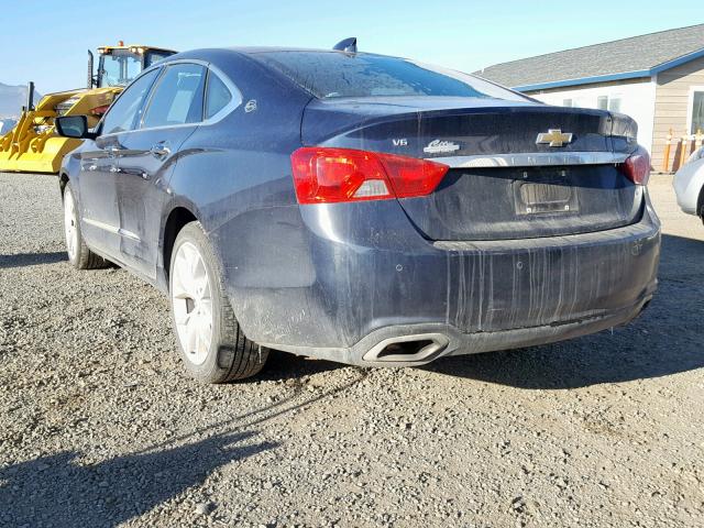 2G1145S3XH9123621 - 2017 CHEVROLET IMPALA PRE BLUE photo 3