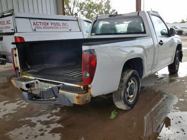 1GCCS149788123314 - 2008 CHEVROLET COLORADO WHITE photo 4