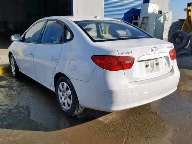 KMHDU46D97U227693 - 2007 HYUNDAI ELANTRA GL WHITE photo 3