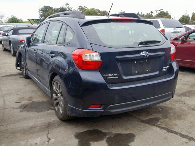 JF1GPAL69EH292391 - 2014 SUBARU IMPREZA SP Көк фото 3