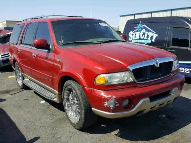 5LMPU28A8YLJ14973 - 2000 LINCOLN NAVIGATOR RED photo 1