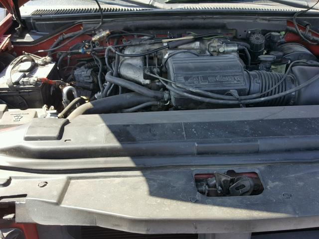 5LMPU28A8YLJ14973 - 2000 LINCOLN NAVIGATOR RED photo 7