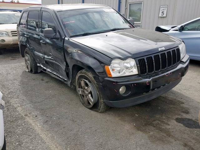 1J8GR48K87C606844 - 2007 JEEP GRAND CHER BLACK photo 1