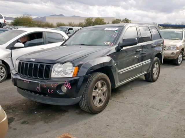 1J8GR48K87C606844 - 2007 JEEP GRAND CHER BLACK photo 2