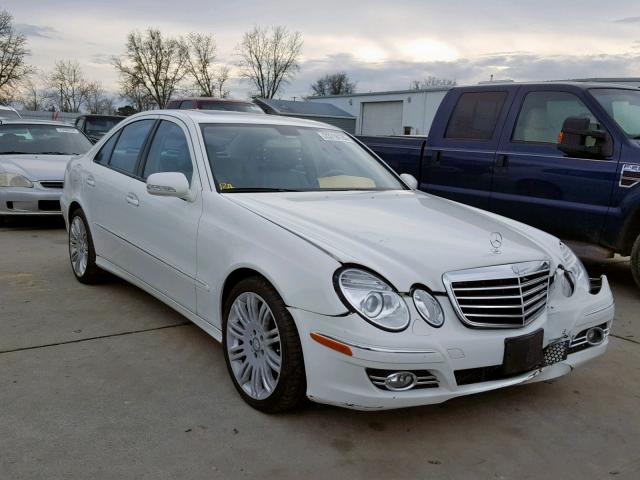 WDBUF56X98B315492 - 2008 MERCEDES-BENZ E 350 WHITE photo 1