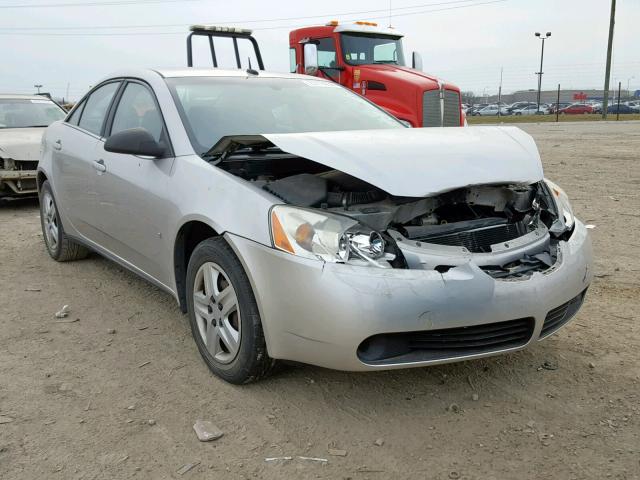 1G2ZF57B284268843 - 2008 PONTIAC G6 VALUE L SILVER photo 1