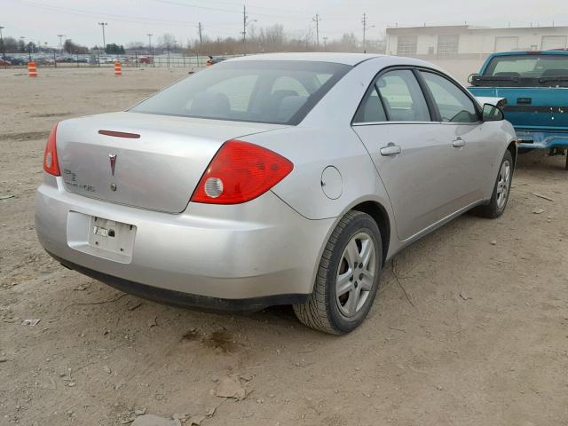 1G2ZF57B284268843 - 2008 PONTIAC G6 VALUE L SILVER photo 4