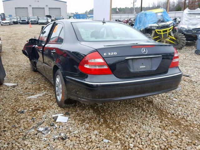 WDBUF65J83A204868 - 2003 MERCEDES-BENZ E 320 BLACK photo 3