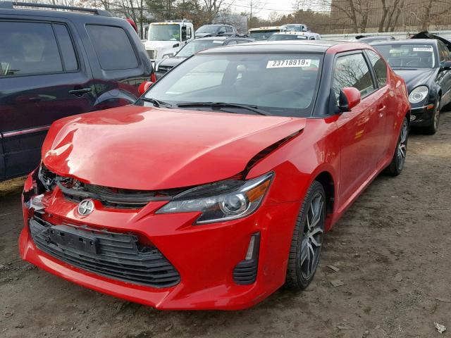 JTKJF5C76F3088920 - 2015 TOYOTA SCION TC RED photo 2