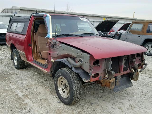 1FTCR10A6TUB11361 - 1996 FORD RANGER RED photo 1