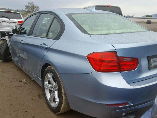 WBA3C1C52DF436785 - 2013 BMW 328 I SULE BLUE photo 3