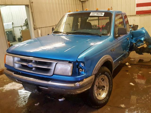 1FTCR15X3RPB33306 - 1994 FORD RANGER SUP BLUE photo 2