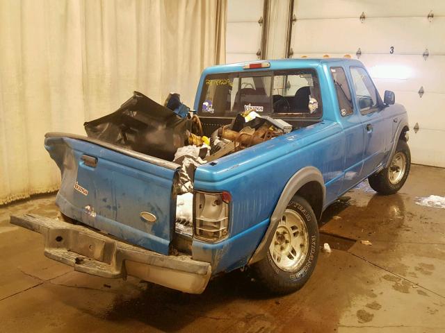 1FTCR15X3RPB33306 - 1994 FORD RANGER SUP BLUE photo 4