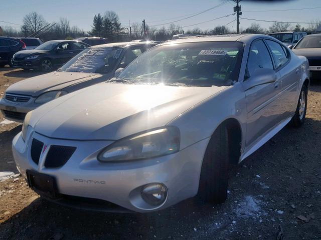 2G2WS522X41363307 - 2004 PONTIAC GRAND PRIX SILVER photo 2