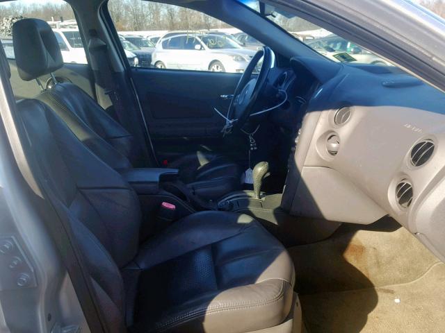 2G2WS522X41363307 - 2004 PONTIAC GRAND PRIX SILVER photo 5