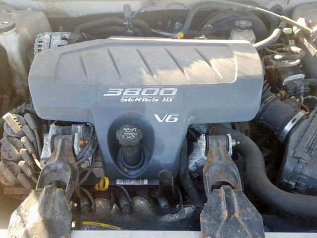 2G2WS522X41363307 - 2004 PONTIAC GRAND PRIX SILVER photo 7