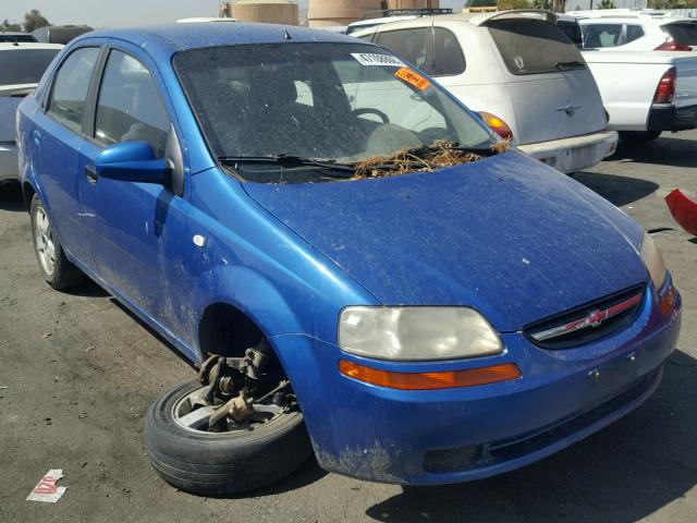 KL1TG56666B652451 - 2006 CHEVROLET AVEO LT BLUE photo 1