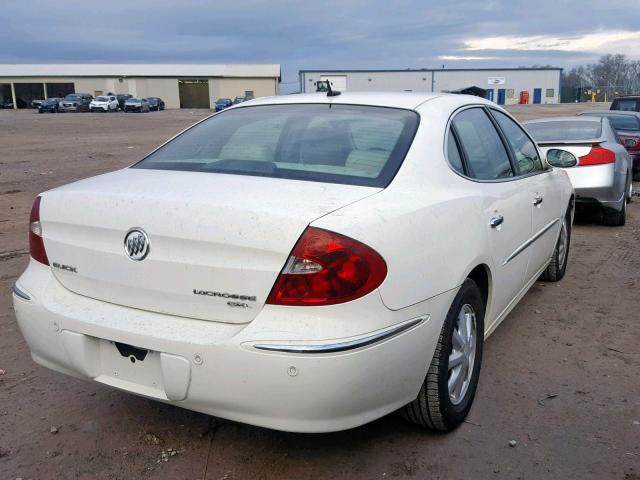 2G4WD582861103872 - 2006 BUICK LACROSSE C WHITE photo 4