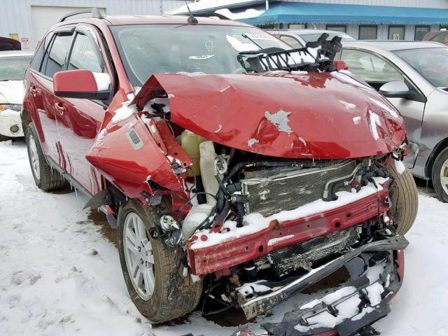 2FMDK48C28BB21524 - 2008 FORD EDGE SEL MAROON photo 1