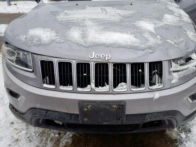 1C4RJFAG3EC180843 - 2014 JEEP GRAND CHER SILVER photo 7