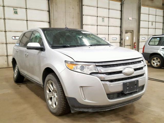 2FMDK3JC1BBB38908 - 2011 FORD EDGE SEL SILVER photo 1