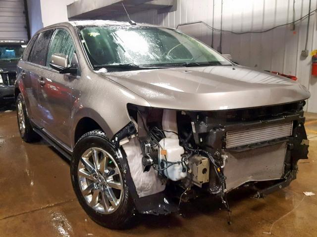 2FMDK3K97DBB21889 - 2013 FORD EDGE LIMIT BROWN photo 1