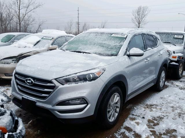 KM8J3CA45JU675069 - 2018 HYUNDAI TUCSON LIM SILVER photo 2