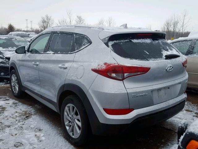 KM8J3CA45JU675069 - 2018 HYUNDAI TUCSON LIM SILVER photo 3