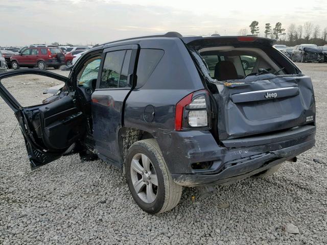 1C4NJCBB8ED740284 - 2014 JEEP COMPASS SP GRAY photo 3