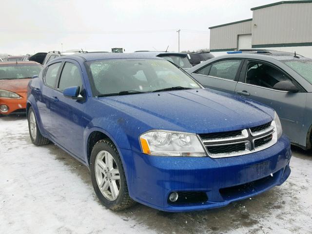 1C3CDZCB9DN572717 - 2013 DODGE AVENGER SX BLUE photo 1