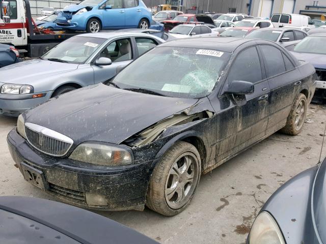 1LNHM87A95Y605174 - 2005 LINCOLN LS BLACK photo 2