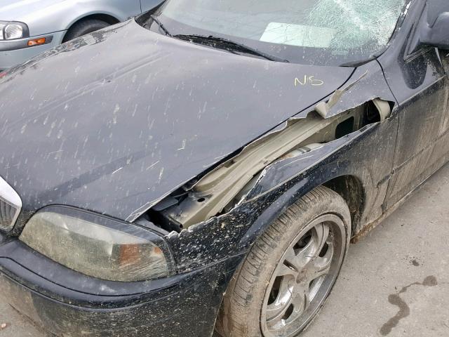 1LNHM87A95Y605174 - 2005 LINCOLN LS BLACK photo 9