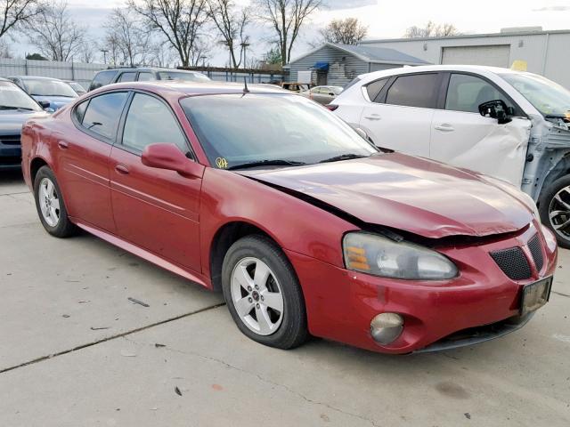 2G2WP522051193073 - 2005 PONTIAC GRAND PRIX RED photo 1