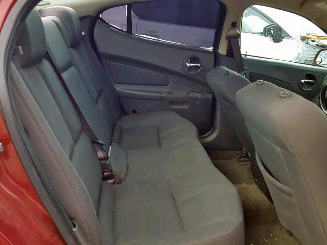 2G2WP522051193073 - 2005 PONTIAC GRAND PRIX RED photo 6