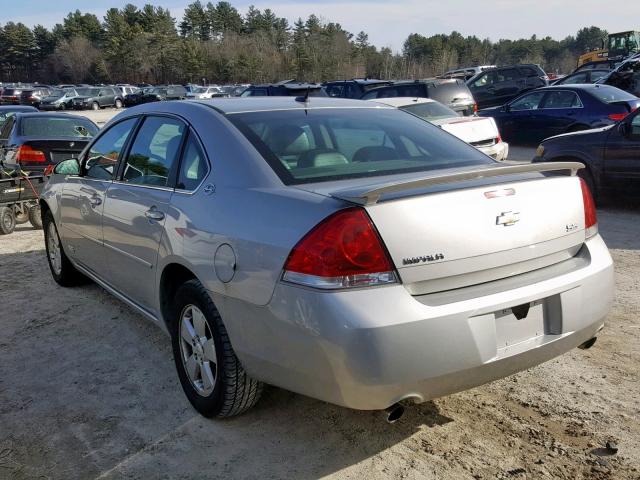 2G1WD58C089120434 - 2008 CHEVROLET IMPALA SUP ვერცხლისფერი ფოტო 3