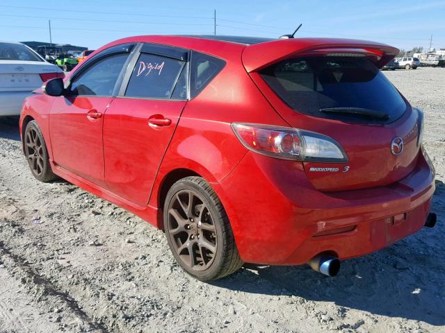 JM1BL1H35A1176624 - 2010 MAZDA SPEED 3 红色 照片 3