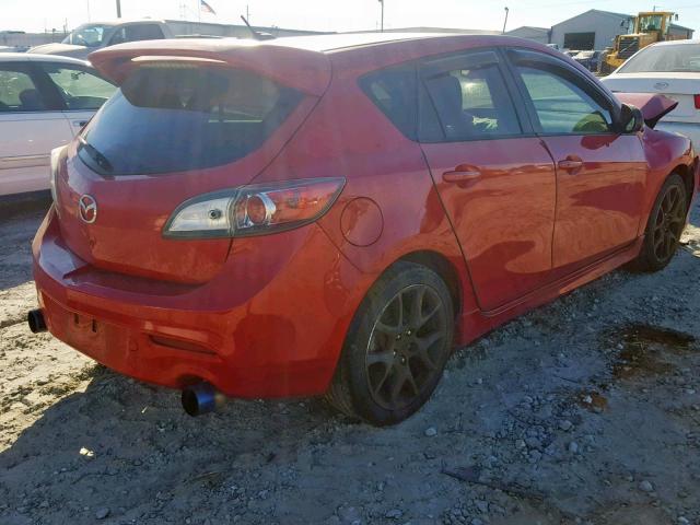 JM1BL1H35A1176624 - 2010 MAZDA SPEED 3 红色 照片 4
