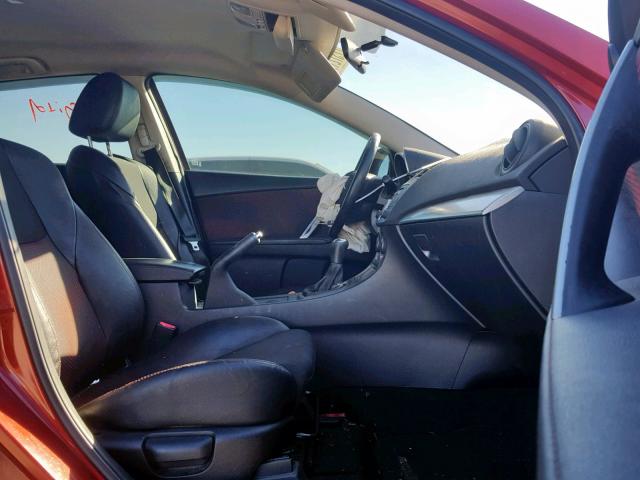 JM1BL1H35A1176624 - 2010 MAZDA SPEED 3 红色 照片 5