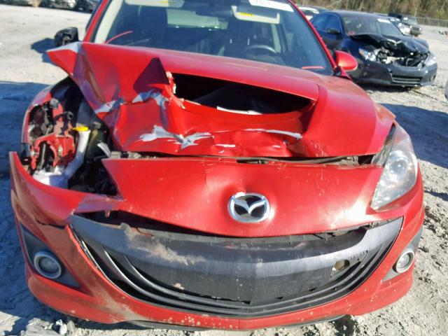 JM1BL1H35A1176624 - 2010 MAZDA SPEED 3 红色 照片 9
