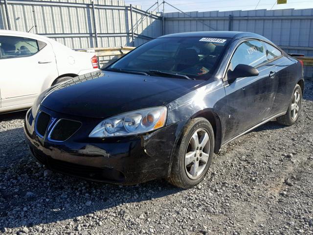 1G2ZH18N574275442 - 2007 PONTIAC G6 GT BLACK photo 2