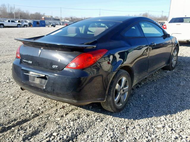 1G2ZH18N574275442 - 2007 PONTIAC G6 GT BLACK photo 4