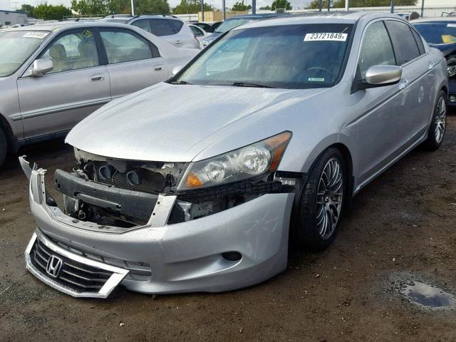 1HGCP36838A047988 - 2008 HONDA ACCORD EXL SILVER photo 2